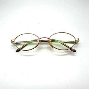 VTG Fendi Mocha F503 Designer Glasses Frame Made In Italy 49-19-130